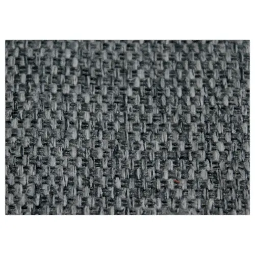 2 Fauteuils Tissu gris pi&eacute;tement &agrave; roulettes mont&eacute;s 