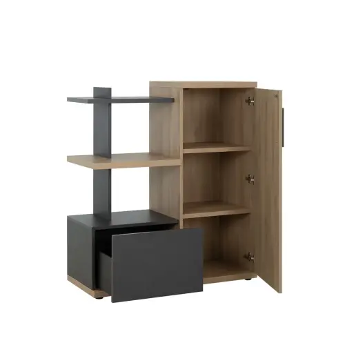 Meuble de rangement compact ch&ecirc;ne du bocage mont&eacute; 