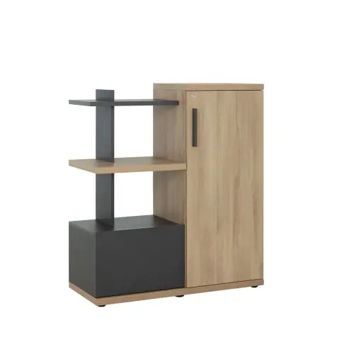 Meuble de rangement compact ch&ecirc;ne du bocage mont&eacute; 