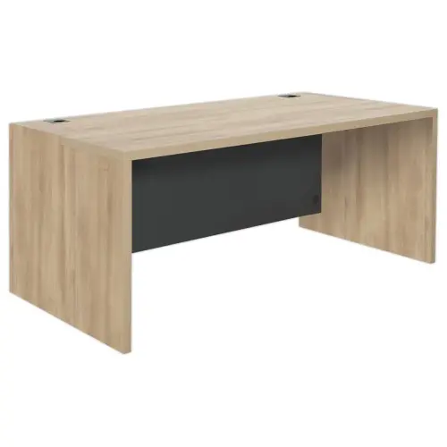 Bureau BARI 180 cm ch&ecirc;ne du bocage mont&eacute; 
