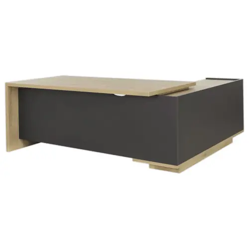 Bureau BARI 180 cm ch&ecirc;ne du bocage mont&eacute; 