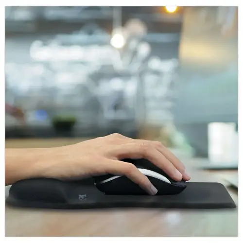 Tapis de souris ergonomique avec repose-poignet - Traitement antimicrobien - T'nB