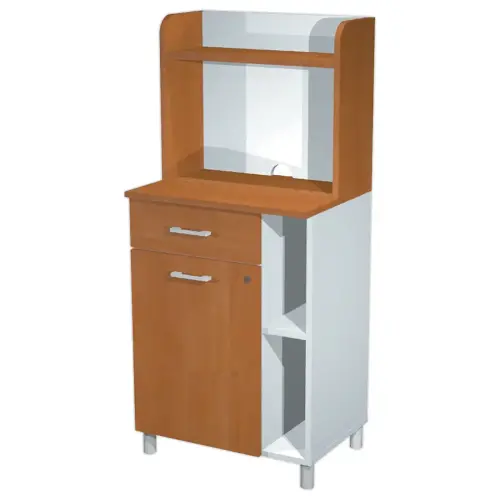 Meuble de rangement pour pause caf&eacute; aulne mont&eacute; 