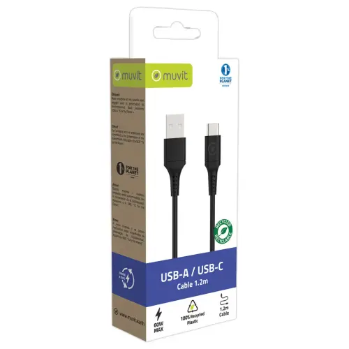 C&acirc;ble de charge USB-A et USB-C 