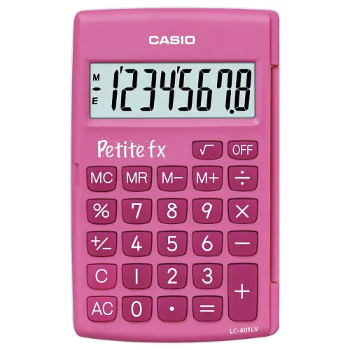 Calculatrice petite FX - rose - CASIO