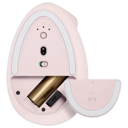 Souris ergo lift droitier Logitech rose