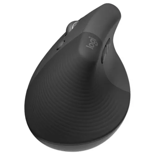 Souris ergo lift gaucher Logitech grisfoncé