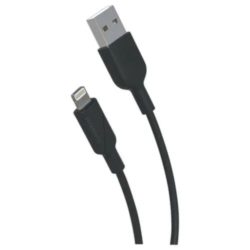 Chargeur voiture 12 W + Câble lightning 1.2 M - Entrée 12-24 V. - MUVIT