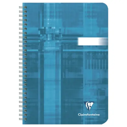 Cahier spirales A5 180 pages petits carreaux - coloris aléatoire - Clairefontaine