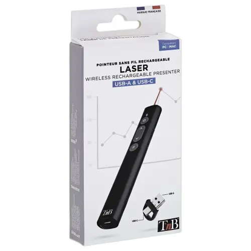 Pointeur laser &ndash; Rechargeable &ndash; T&rsquo;nB 
