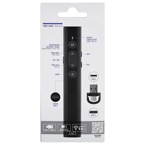 Pointeur laser &ndash; Rechargeable &ndash; T&rsquo;nB 