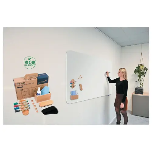 Kit d'accessoires Wooden pour tableau blanc - 17 pièces - Bois FSC® - LEGAMASTER