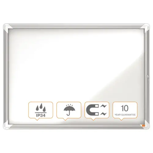 Vitrine d'ext&eacute;rieur Premium Plus - Magn&eacute;tique - 8 x A4 - NOBO 