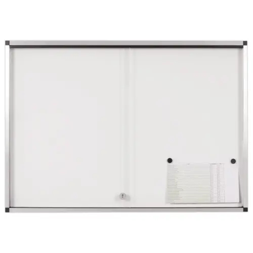 Vitrine d'intérieur extra plate portescoulissantes 18A4