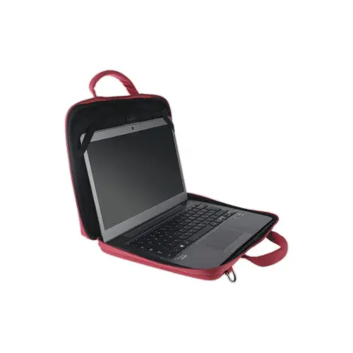 Sacoche PC Portable coque rigide DARK 13/14" rouge 