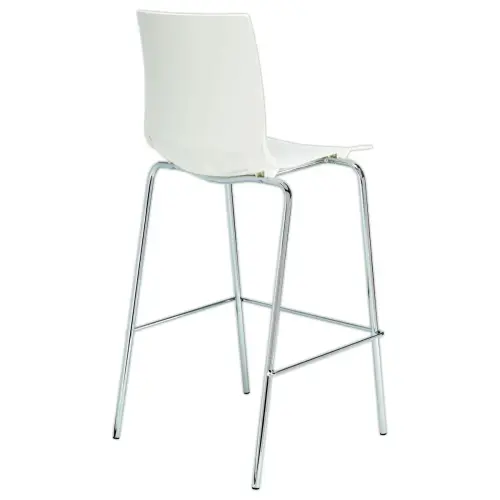 Tabouret haut FONDO HOCKER polypropylène blanc