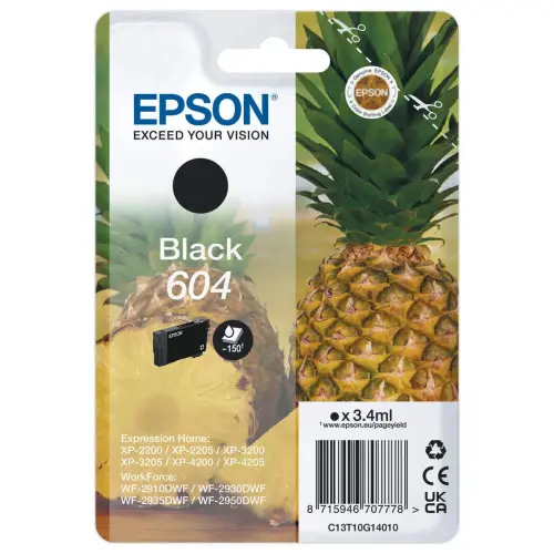 Cartouche jet d'encre 604 - Noir - Epson 