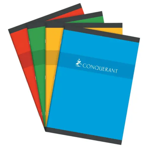 Cahier agrafé Conquérant 70g, A4, 5x5,96 pages