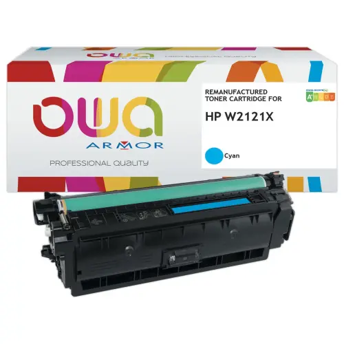 Toner OWA équivalent HP W2121X Cyan