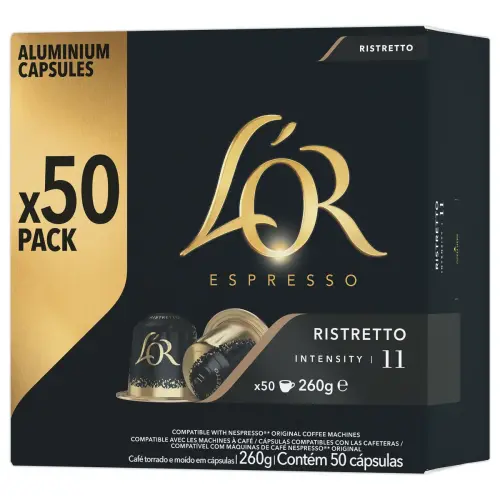 150 capsules de café L'OR Espresso Ristretto