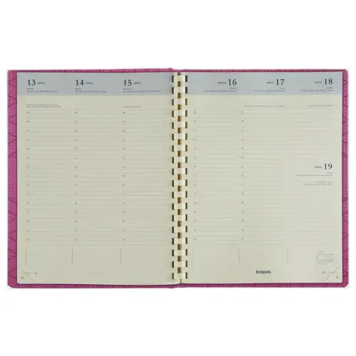 Agenda semainier Brepols TIMING Cube -17 x 22 cm - Assortis