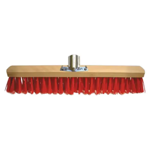 Balai extérieur cantonnier, fibres synthétiques - 60 cm