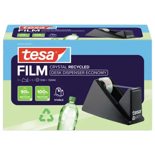 Dévidoir lesté recyclé TESA + TesafilmEco & Crystal 10mx19mm