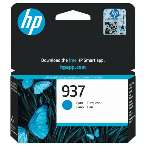 Cartouche jet d'encre 937 - Cyan - HP 