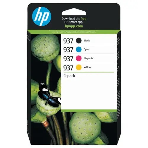 HP 937 cartouche d'encre 4 couleurs 6C400NE