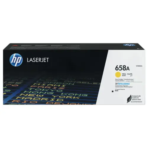 Toner 658A W2002A - Jaune - HP 