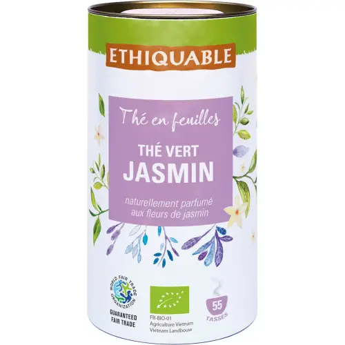 Th&eacute; en vrac vert Jasmin 100G -ETHIQUABLE 