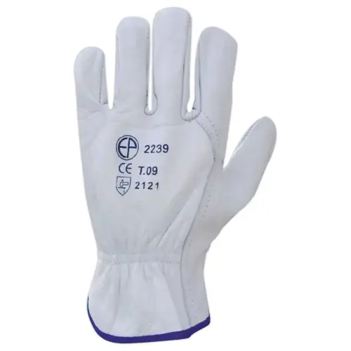12 Gants de manutention lourde 357001E NATUREL ERGOS - Taille 11 - RG
