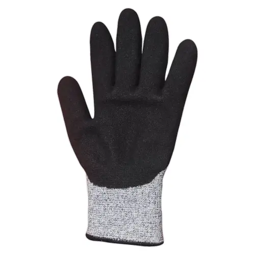 12 paires de gants manutention - Mousse nitrile SANDY - Taille 10 - Gris / noir - RG