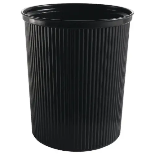 Corbeille à papier 15L noir ACCESS