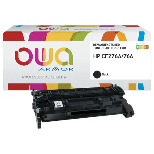 Toner équivalent HP CF276A - Noir - Owa