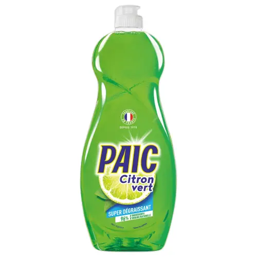 Liquide vaisselle super dégraissant - 750ml - Citron vert - Paic