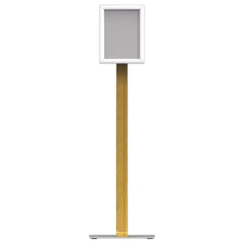 Pr&eacute;sentoir signal&eacute;tique bois A4 