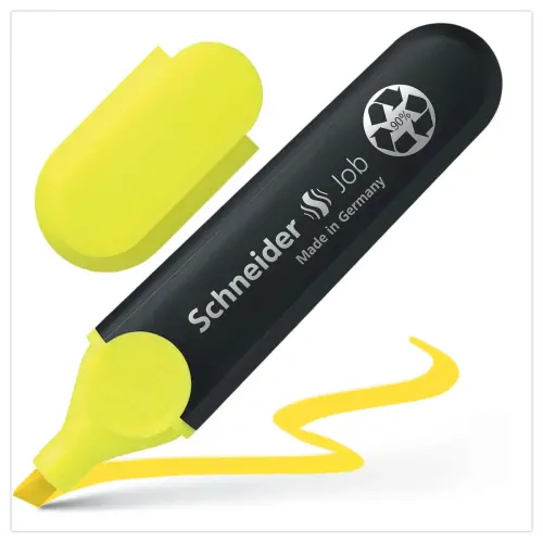 Surligneur Job jaune - SCHNEIDER 