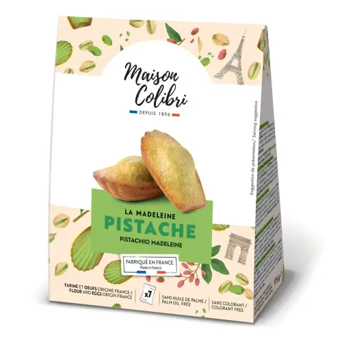 Madeleines à la pistache - Maison Colibri