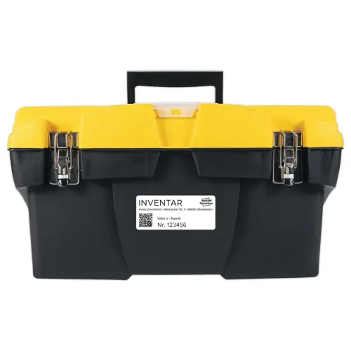 Rouleau de 450 étiquettes polypropylène ultra-résistantes LW 19x64 mm
