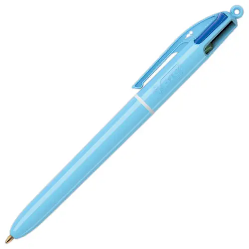 Stylo bille 4 couleurs Pastel - Ecriture moyenne - BIC 