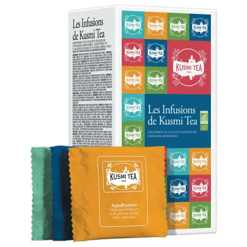 Coffret de 24 sachets d'infusions bio