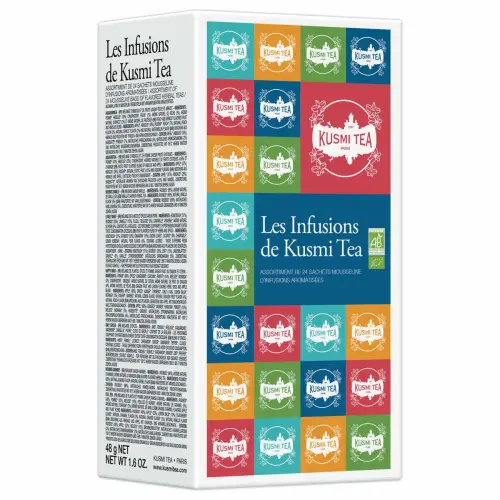 Coffret de 24 sachets d'infusions bio