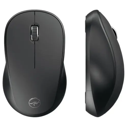 Souris sans fil optique Delta noire 