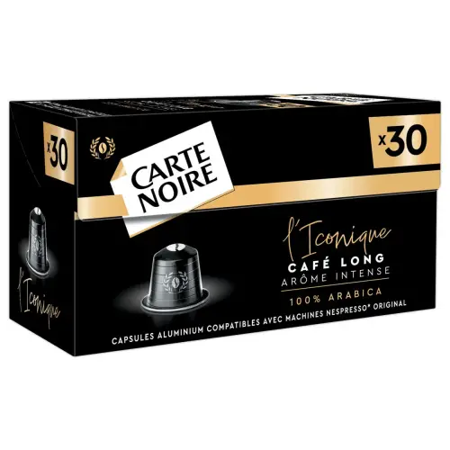 30 capsules Carte Noire Iconique - Compatibles Nespresso