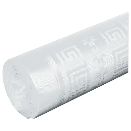 Nappe en papier 10x1,18 m en rouleau Blanc - Pro nappe