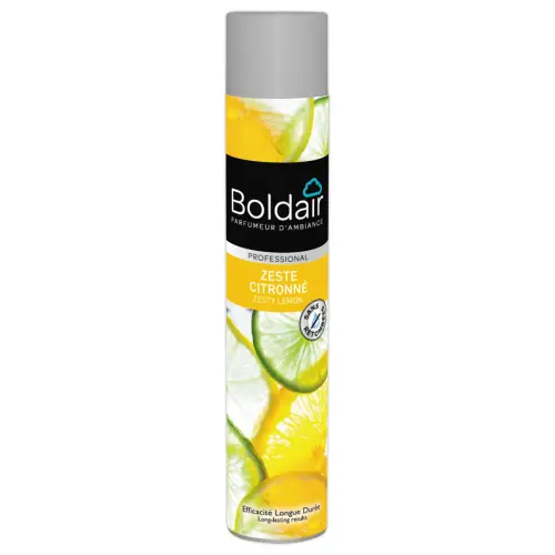 Désodorisant parfum zeste citron - 500 ml - Boldair