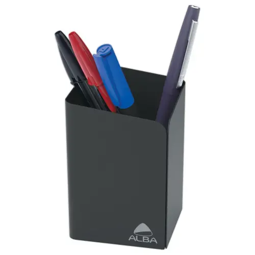 Pot &agrave; crayons m&eacute;tal - Noir 
