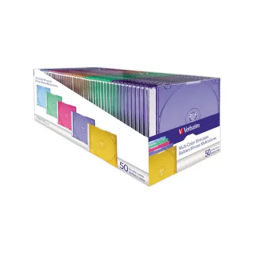 Pack de 50 boitiers CD/DVD