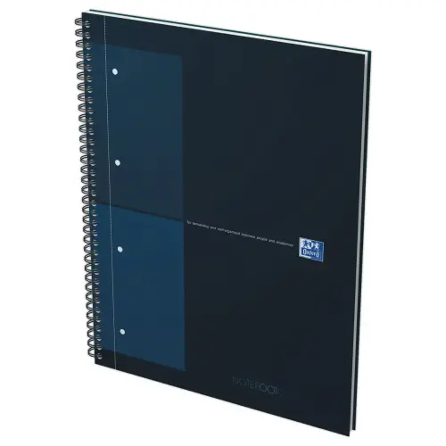 Cahier spirale Notebook A4+, 160p, 5x5, Oxford international Bleu 